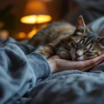 descubra o segredo surpreendente sobre com quem os gatos realmente dormem, que não envolve brinquedos nem comida.