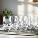 descubra um truque simples e eficaz para deixar os copos a brilhar sem usar detergente ou esfregão.