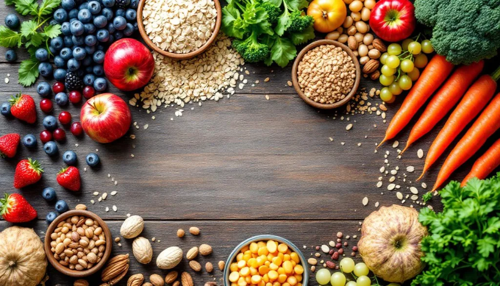descubra um menu semanal rico em fibras que não exige dieta rigorosa nem suplementos, facilitando uma alimentação saudável e equilibrada.