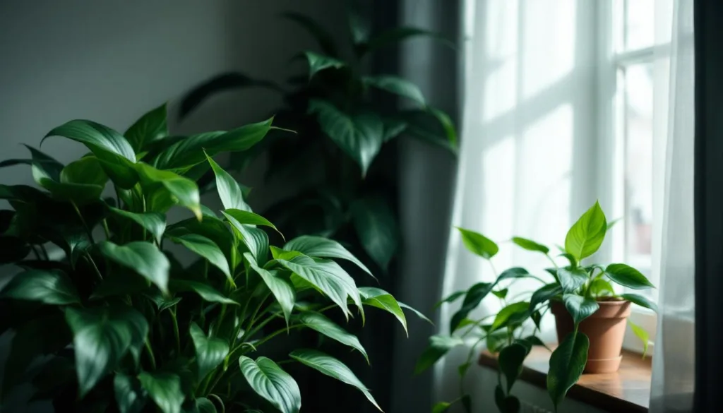 descubra plantas que prosperam em cantos escuros da casa, sem precisar de lâmpadas ou luz solar direta. ideais para ambientes com pouca iluminação.