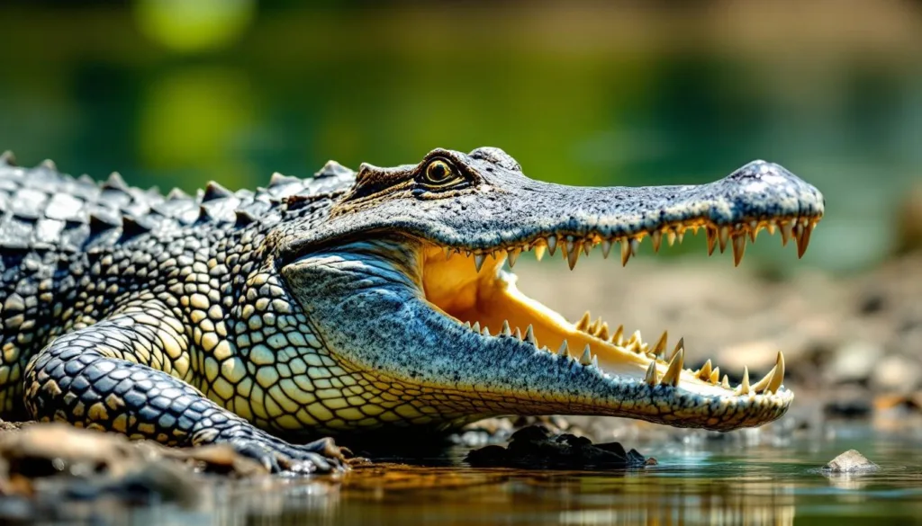 descubra por que os crocodilos passam horas de boca aberta, explicação de um especialista sobre esse comportamento fascinante e seus benefícios.