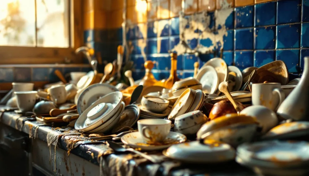 descubra o que um psicólogo revela sobre o significado por trás do hábito de acumular louça suja e como isso reflete comportamentos psicológicos.